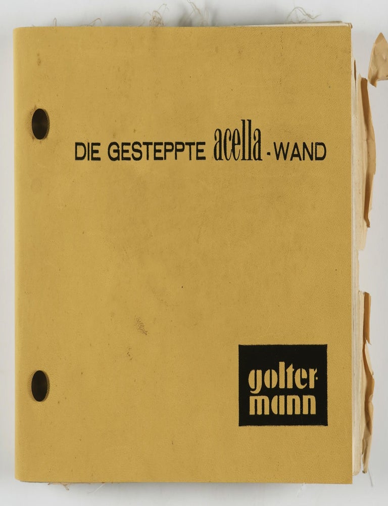 Item #51797 acella-STEPP die gute Wandbekleidung (acella-STEPP the good wall coat). n/a.