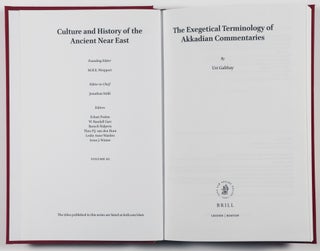 The Exegetical Terminology of Akkadian Commentaries