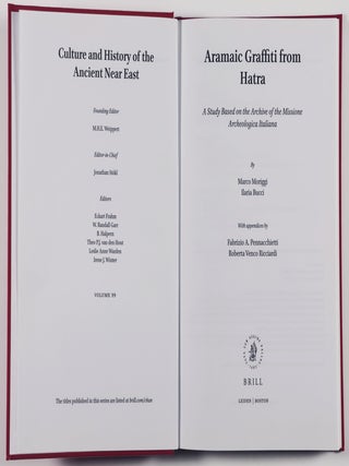 Aramaic Graffiti from Hatra: A Study Based on the Archive of the Missione Archeologica Italiana. With Appendices.
