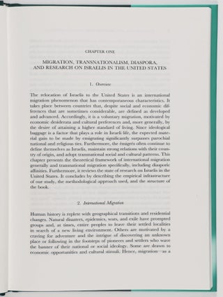 American Israelis: Migration, Transnationalism, and Diasporic Identity