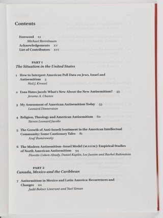 Antisemitism in North America: New World, Old Hate