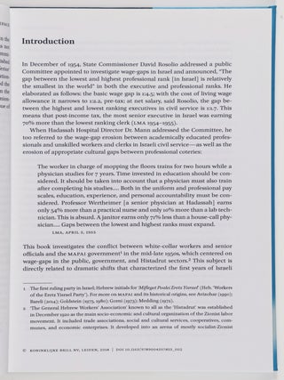 The Academic Middle-Class Rebellion: Socio-Political Conflict Over Wage-Gaps in Israel, 1954-1956