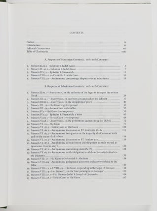Seride Teshuvot: A Descriptive Catalogue of Responsa Fragments from the Jacques Mosseri Collection Cambridge University Library