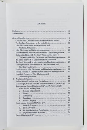Abraham Ibn Ezra Latinus on Elections and Interrogations: A Parallel Latin-English Critical Edition of Liber Electionum, Liber Interrogationum, and Tractatus Particulares