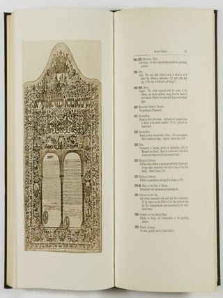 Catalogue of the Anglo-Jewish Historical Exhibition, Royal Albert Hall, London, 1887. Edition De Luxe. Publication of the Exhibition Committee, No. IV