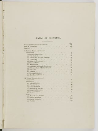 Catalogue of the Anglo-Jewish Historical Exhibition, Royal Albert Hall, London, 1887. Edition De Luxe. Publication of the Exhibition Committee, No. IV