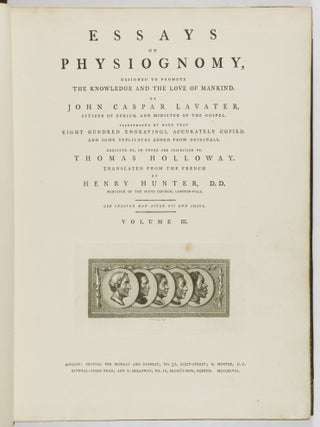 Essays on Physiognomy, Designed to Promote the Knowledge and the Love of Mankind (4 of 5 Vols.)
