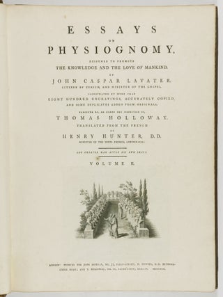 Essays on Physiognomy, Designed to Promote the Knowledge and the Love of Mankind (4 of 5 Vols.)