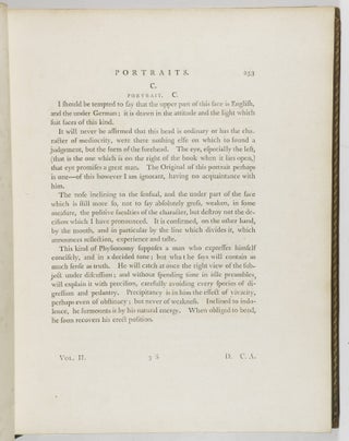 Essays on Physiognomy, Designed to Promote the Knowledge and the Love of Mankind (4 of 5 Vols.)