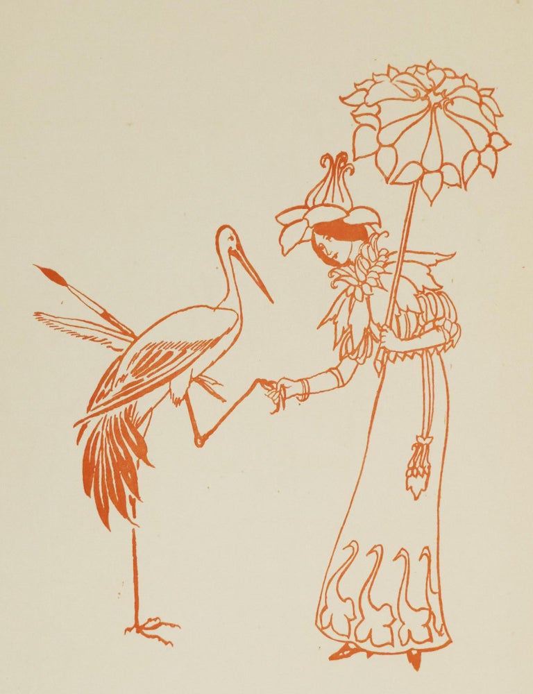 Item #52663 A Floral Fantasy in An Old English Garden. Walter Crane.