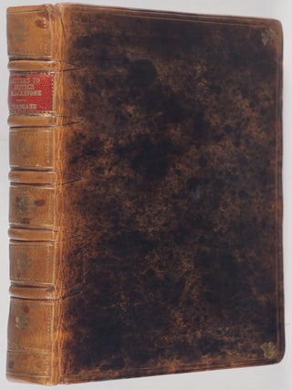 Item #52738 Letters to the Honourable Mr. Justice Blackstone, Concerning His Exposition of the...
