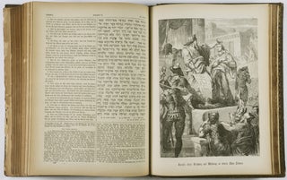 Illustrirte Pracht Bibel für Israeliten in dem masoretischen Text und neuer deutscher Uebersetzung mit erläuternden Bemerkungen. 3 Vols.
