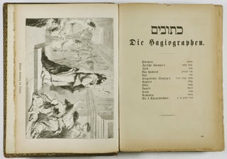 Illustrirte Pracht Bibel für Israeliten in dem masoretischen Text und neuer deutscher Uebersetzung mit erläuternden Bemerkungen. 3 Vols.