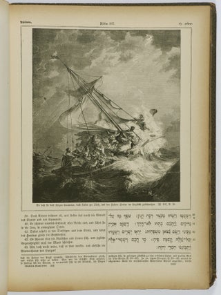 Illustrirte Pracht Bibel für Israeliten in dem masoretischen Text und neuer deutscher Uebersetzung mit erläuternden Bemerkungen. 3 Vols.