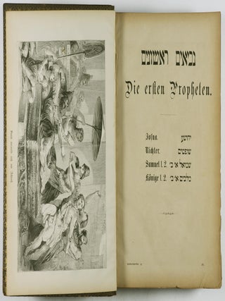 Illustrirte Pracht Bibel für Israeliten in dem masoretischen Text und neuer deutscher Uebersetzung mit erläuternden Bemerkungen. 3 Vols.