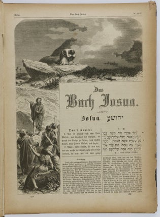 Illustrirte Pracht Bibel für Israeliten in dem masoretischen Text und neuer deutscher Uebersetzung mit erläuternden Bemerkungen. 3 Vols.