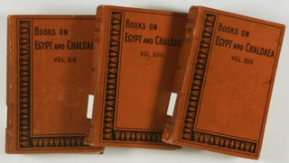 Books on Egypt and Chaldaea. The Decrees of Memphis and Canopus