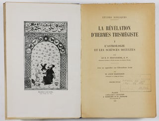 La Révélation D'Hermes Trismégiste (The Revelation of Hermes Trismegistus) 4 Vols.
