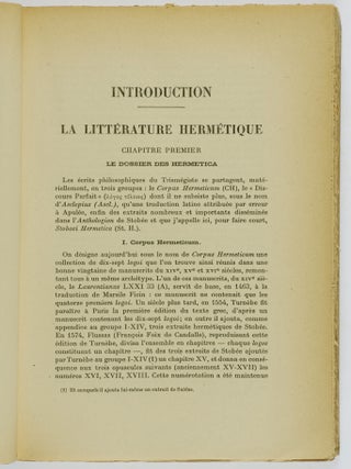 La Révélation D'Hermes Trismégiste (The Revelation of Hermes Trismegistus) 4 Vols.