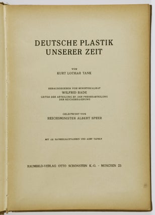 Deutsche Plastik unserer Zeit (German Sculpture of Our Time)