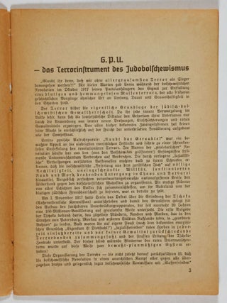 In de Kerkern der GPU. Tatsachenberichte aus der Sowjetunion (In the Dungeons of the GPU. Factual Report on the Sovjet Union)