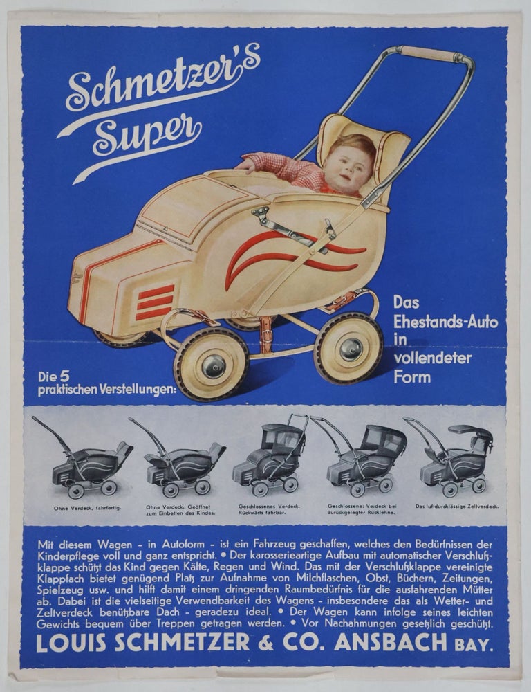 Item #52941 Louis Schmetzer & Co. Kinderwagen und Holzwarenfabrik (Stroller and Wooden Goods Factory). n/a.