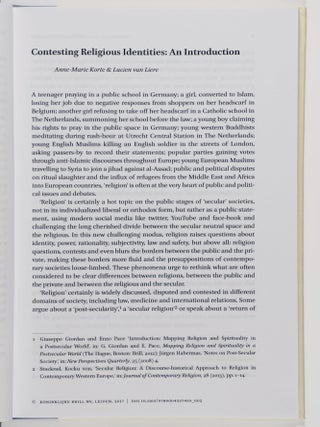 Contesting Religious Identities. Transformations, Disseminations and Mediations