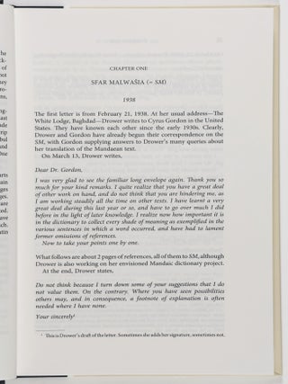 Lady E. S. Drower's Scholarly Correspondence: An Intrepid English Autodidact in Iraq