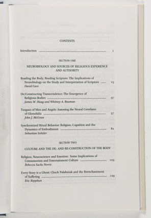 Religion and the Body : Modern Science and the Construction of Religious Meaning