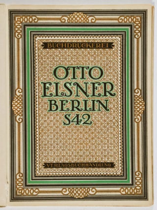 50 Jahre Elsner Druck. Blätter der Erinnerung (50 Years Elsner Printing. Pages of Remembrance)