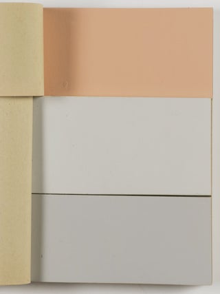 Baumanns Neue Farbtonkarte System Prase Block VII (Baumann's New Color Tone Card System Prase Block VII)