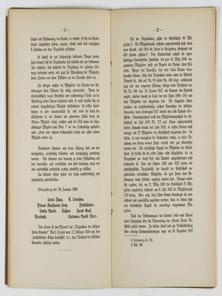 Zur Feier des hundertjährigen Bestehens der Wohltätigen Gesellschaft zu Königsberg i. Pr. 29. Januar 1809-1909 (Celebration the 100th Anniversary of the Charitable Society in Königsberg in Prussia)