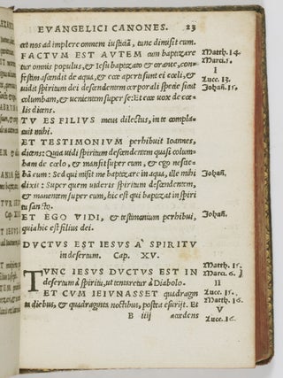 Quatuor Evangeliorum consonantia, ab Ammonio Alexandrino congesta, ac a Victore Capuano episcopo translata (A Harmony of the Gospels, Compiled by Ammonius Alexandrinus and Translated by Bishop Victor of Capua)