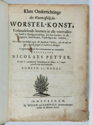 Klare Onderrichtinge der Voortreffelijke Worstel-Konst (Clear Instruction in the Excellent Art of Wrestling)