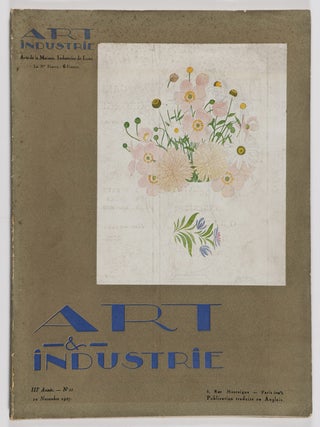 Item #53463 Art & Industrie. Arts de la Maison. Industries de Luxe – III Année. No. 11, 10....