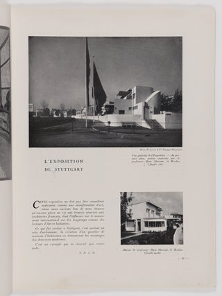 Art & Industrie. Arts de la Maison. Industries de Luxe – III Année. No. 11, 10. Novembre 1927
