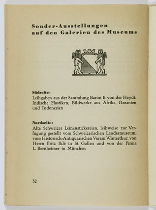 Ausstellung Schweizer Architektur und Werkkunst 1920/1936 (Exhibition Swiss Architecture and Werkkunst)