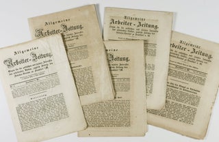 Item #53799 Allgemeine Arbeiter-Zeitung. Organ für die politischen und sozialen Interessen des...