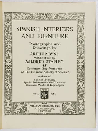 Spanish Interiors and Furniture Vols.1 + 2 + 3