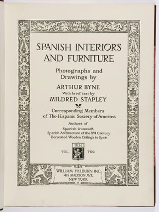 Spanish Interiors and Furniture Vols.1 + 2 + 3