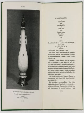 An Illustrated Annotation On The Working And Dating Of Chinese Jades