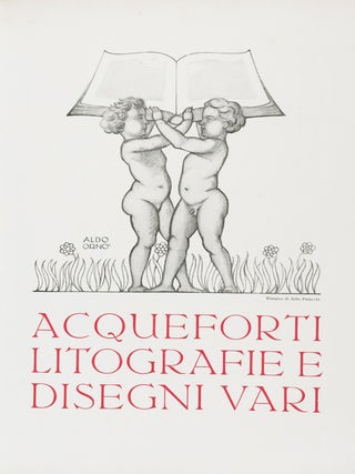 CONGEDO. Kilografie-Acqueforti- Acquarelli-Tricromie-Litografie-Pitture A Olio-Ex-Libris-Elemeti Decorativi-Bianco E Nero-Partecipazioni, ecc. [110 ORIGINAL WOODCUTS & 180 ORIGINAL LITHOGRAPHS]