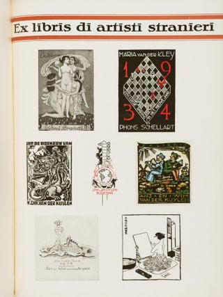 CONGEDO. Kilografie-Acqueforti- Acquarelli-Tricromie-Litografie-Pitture A Olio-Ex-Libris-Elemeti Decorativi-Bianco E Nero-Partecipazioni, ecc. [110 ORIGINAL WOODCUTS & 180 ORIGINAL LITHOGRAPHS]