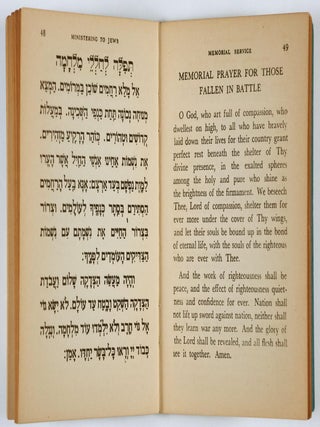 Ministering to the Jews in the Armed Forces of the United States