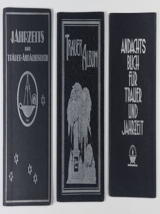 Item #54360 Jahrzeits und Trauer-Andachtsbuch [WITH] Trauer Album [WITH] Andachtsbuch f&uuml;r Trauer...