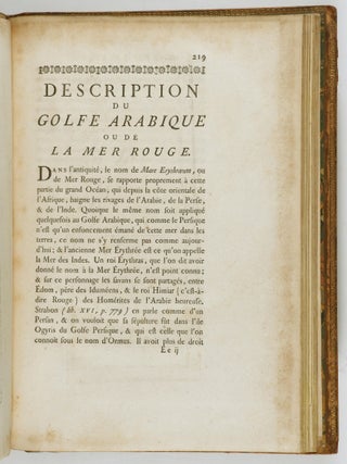 Mémoires sur l'Egypte Ancienne et Moderne, Suivis d'une Description du Golfe Arabique ou de la Mer Rouge (Memoirs of Ancient and Modern Egypt, Followed by a Description of the Arabian Gulf and the Red Sea)