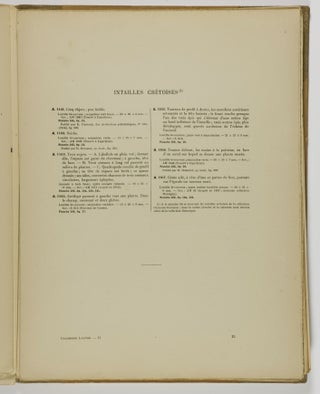 Catalogue Des Cylindres Cachets Et Pierres Gravées De Style Oriental. (Cylinder Catalogue. Oriental Style Stamps and Engraved Stones) 2 Vols.