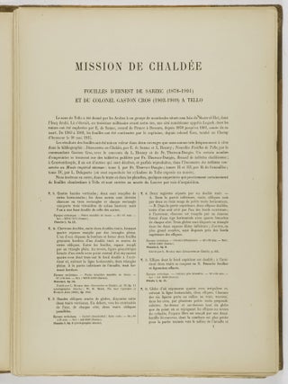 Catalogue Des Cylindres Cachets Et Pierres Grav&eacute;es De Style Oriental. (Cylinder Catalogue. Oriental Style Stamps and Engraved Stones) 2 Vols.