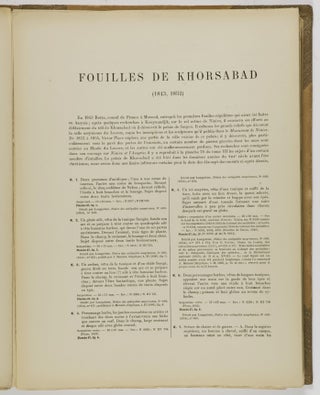 Catalogue Des Cylindres Cachets Et Pierres Gravées De Style Oriental. (Cylinder Catalogue. Oriental Style Stamps and Engraved Stones) 2 Vols.