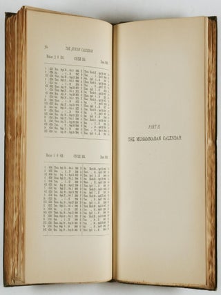 Elements of the Jewish and Muhammadan Calendars